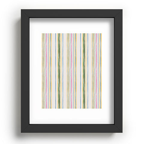 Rachelle Roberts Ticker Stripe Recessed Framing Rectangle