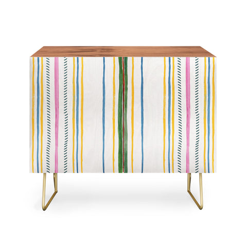 Rachelle Roberts Ticker Stripe Credenza