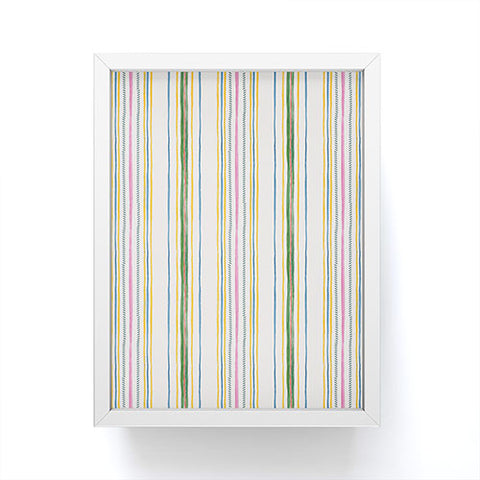 Rachelle Roberts Ticker Stripe Framed Mini Art Print