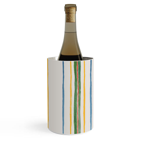 Rachelle Roberts Ticker Stripe Wine Chiller