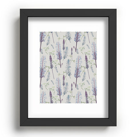 Rachelle Roberts Winter Pinecone Recessed Framing Rectangle