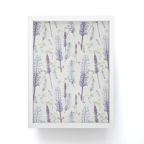 Rachelle Roberts Winter Pinecone Framed Mini Art Print