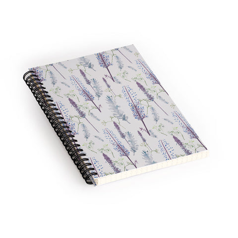 Rachelle Roberts Winter Pinecone Spiral Notebook