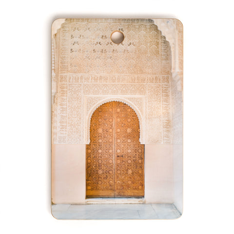 raisazwart Alhambra door Granada Spain Cutting Board Rectangle