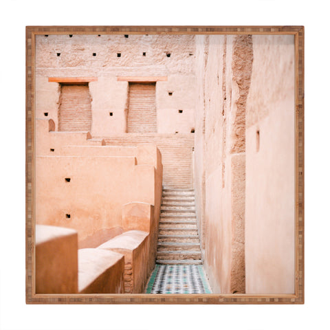 raisazwart Colors of Marrakech Morocco Square Tray