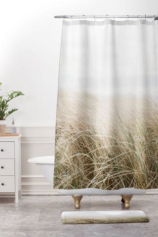 raisazwart Dune grass Ireland Shower Curtain And Mat
