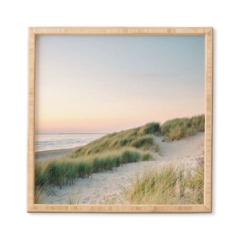 raisazwart Dunes of Holland Sunset Framed Wall Art