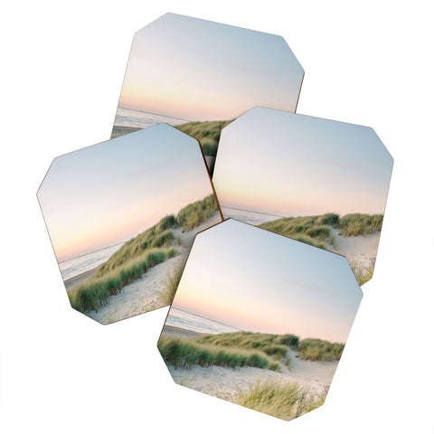 raisazwart Dunes of Holland Sunset Coaster Set