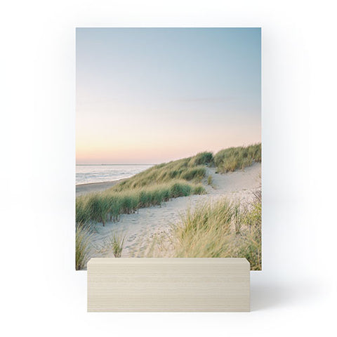 raisazwart Dunes of Holland Sunset Mini Art Print