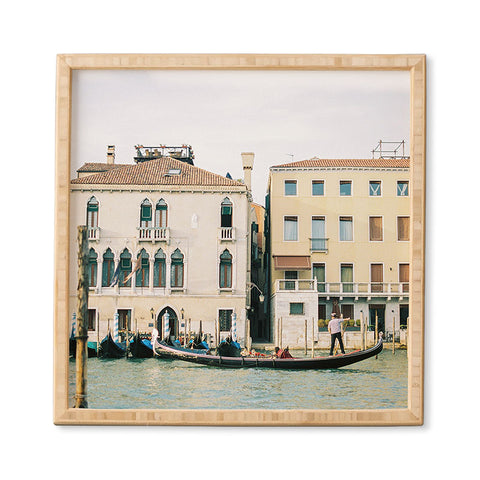 raisazwart Gondola in the canals of Venice Framed Wall Art