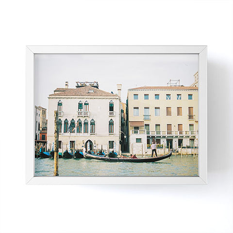 raisazwart Gondola in the canals of Venice Framed Mini Art Print