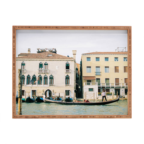 raisazwart Gondola in the canals of Venice Rectangular Tray