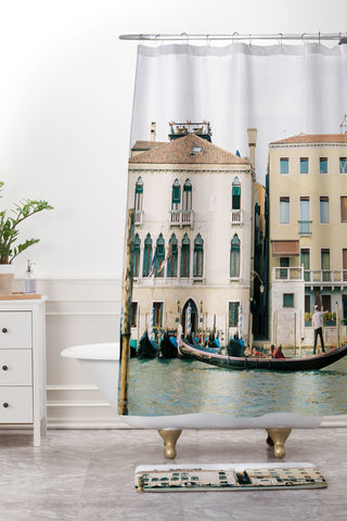raisazwart Gondola in the canals of Venice Shower Curtain And Mat