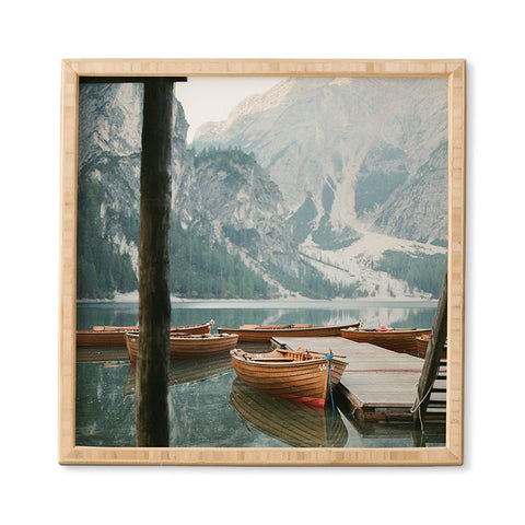raisazwart Lago di Braies Framed Wall Art