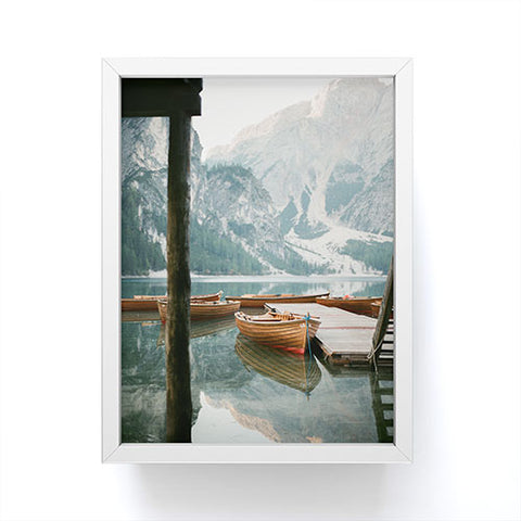 raisazwart Lago di Braies Framed Mini Art Print
