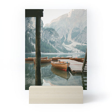 raisazwart Lago di Braies Mini Art Print