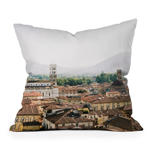 raisazwart Lucca Travel photography Italy Throw Pillow