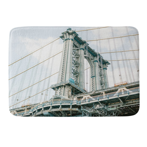 raisazwart Manhattan bridge New York City Memory Foam Bath Mat