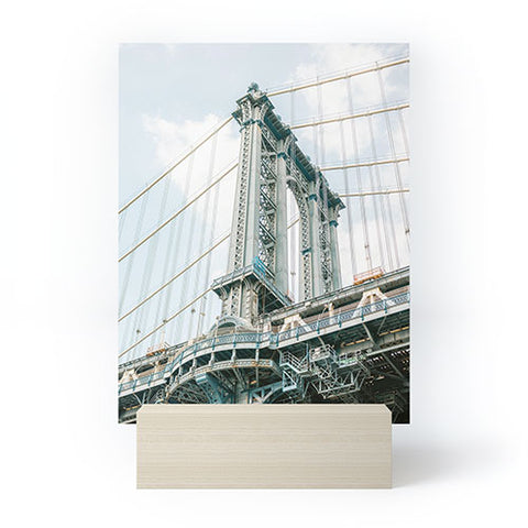 raisazwart Manhattan bridge New York City Mini Art Print