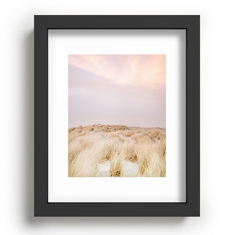 raisazwart Pastel coastal sky Ameland island Recessed Framing Rectangle