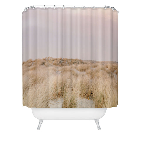 raisazwart Pastel coastal sky Ameland island Shower Curtain