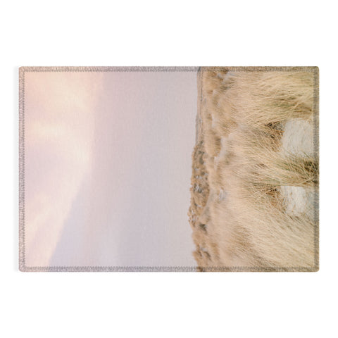 raisazwart Pastel coastal sky Ameland island Outdoor Rug