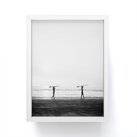 raisazwart Surfer couple Framed Mini Art Print