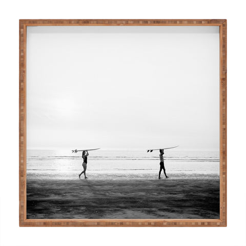 raisazwart Surfer couple Square Tray