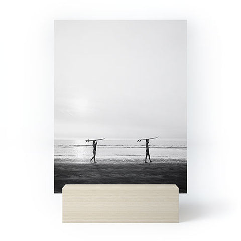 raisazwart Surfer couple Mini Art Print