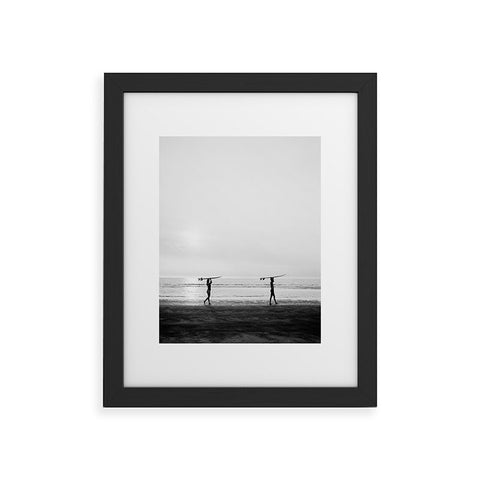raisazwart Surfer couple Framed Art Print