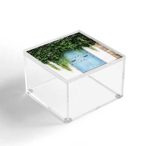 raisazwart The blue door of Montmartre Paris Acrylic Box
