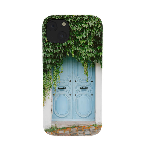 raisazwart The blue door of Montmartre Paris Phone Case