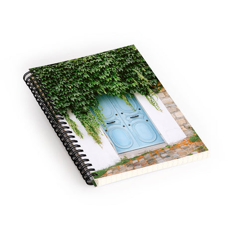 raisazwart The blue door of Montmartre Paris Spiral Notebook