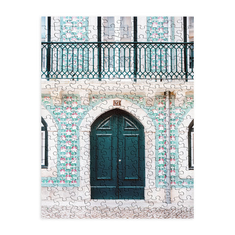 raisazwart The green door Lisbon Portugal Puzzle