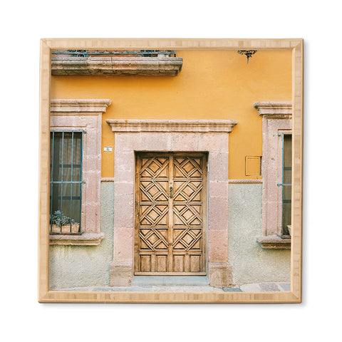 raisazwart The San Miguel de Allende Mexico door Framed Wall Art