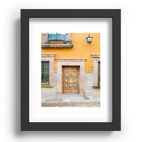 raisazwart The San Miguel de Allende Mexico door Recessed Framing Rectangle