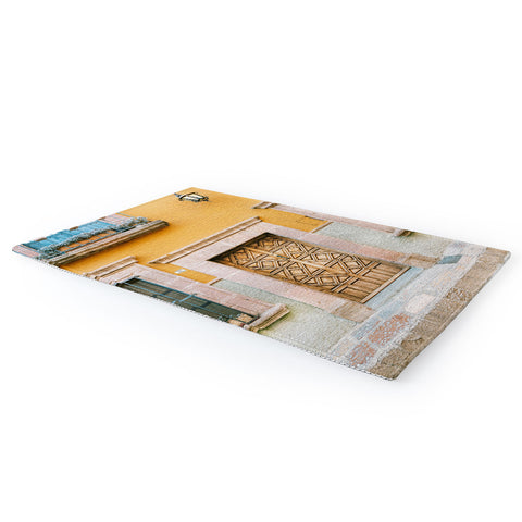 raisazwart The San Miguel de Allende Mexico door Area Rug