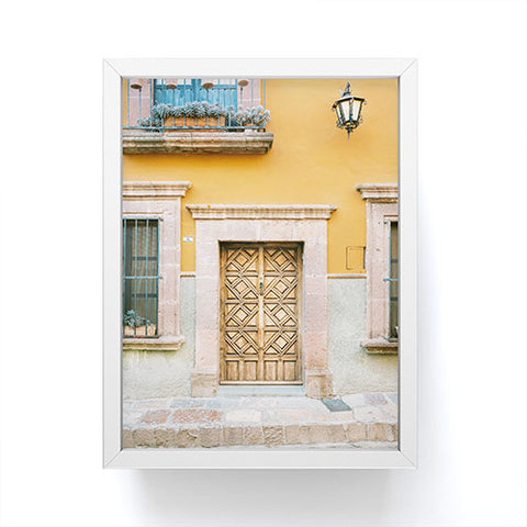 raisazwart The San Miguel de Allende Mexico door Framed Mini Art Print