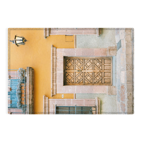 raisazwart The San Miguel de Allende Mexico door Outdoor Rug
