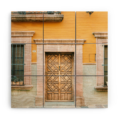 raisazwart The San Miguel de Allende Mexico door Wood Wall Mural