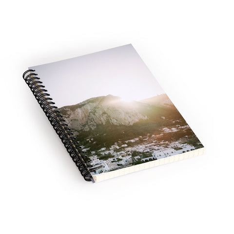 raisazwart Town of Capri Mountain View Spiral Notebook