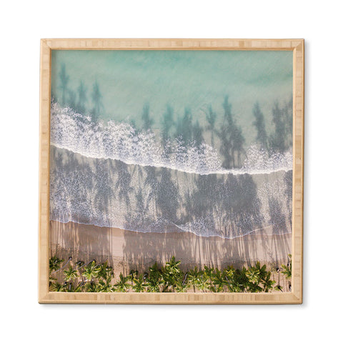 raisazwart Turquoise water Tropical travel Framed Wall Art
