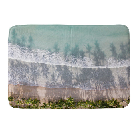 raisazwart Turquoise water Tropical travel Memory Foam Bath Mat