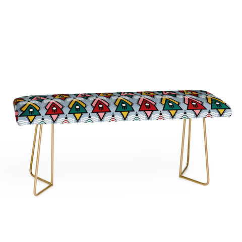 Raven Jumpo Abstract Ornaments Bench