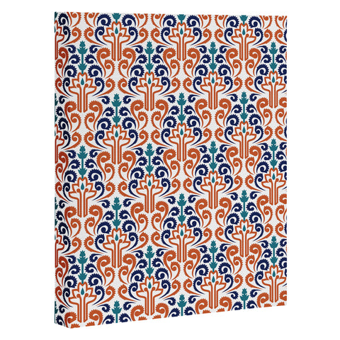 Raven Jumpo Adobe Damask Art Canvas