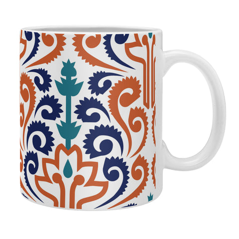 Raven Jumpo Adobe Damask Coffee Mug