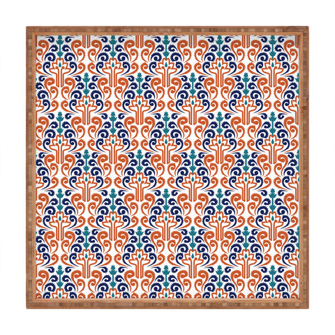 Raven Jumpo Adobe Damask Square Tray