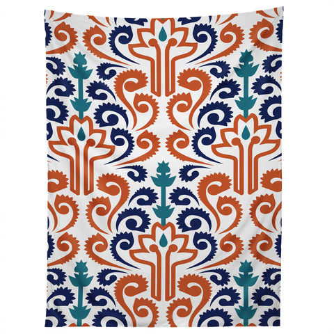 Raven Jumpo Adobe Damask Tapestry