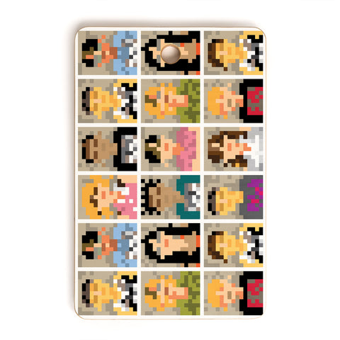 Raven Jumpo Anonymous Cutting Board Rectangle