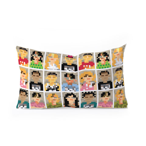 Raven Jumpo Anonymous Oblong Throw Pillow